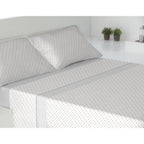 Juego de cama de 3/4 piezas apto para todas las estaciones, que incluye una sábana, una sábana ajustable y fundas de almohada. Medidas: 90 cm, 105 cm, 135 cm, 150 cm y 180 cm