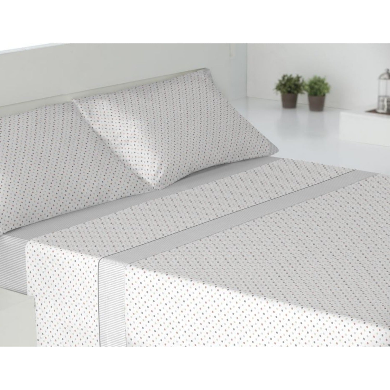 Juego de cama de 3/4 piezas apto para todas las estaciones, que incluye una sábana, una sábana ajustable y fundas de almohada. Medidas: 90 cm, 105 cm, 135 cm, 150 cm y 180 cm