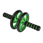Casual doble fitness rueda abdominal rueda abdominal rodillo abdominal gimnasio en casa rojo unisex modelo diámetro 14 CM ejercicio en casa herramienta de fitness,Cabello mixto verde azulado