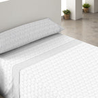 Juego de cama de 3/4 piezas apto para todas las estaciones, que incluye una sábana, una sábana ajustable y fundas de almohada. Medidas: 90 cm, 105 cm, 135 cm, 150 cm y 180 cm