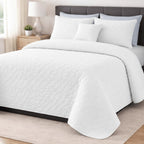 Colcha Bouti Verano Estampada Reversible – Microfibra Suave y Duradera, Antiárrugas, Secado Rápido, Ligera para Cama Individual 90 y Doble – Sin Fundas de Almohada