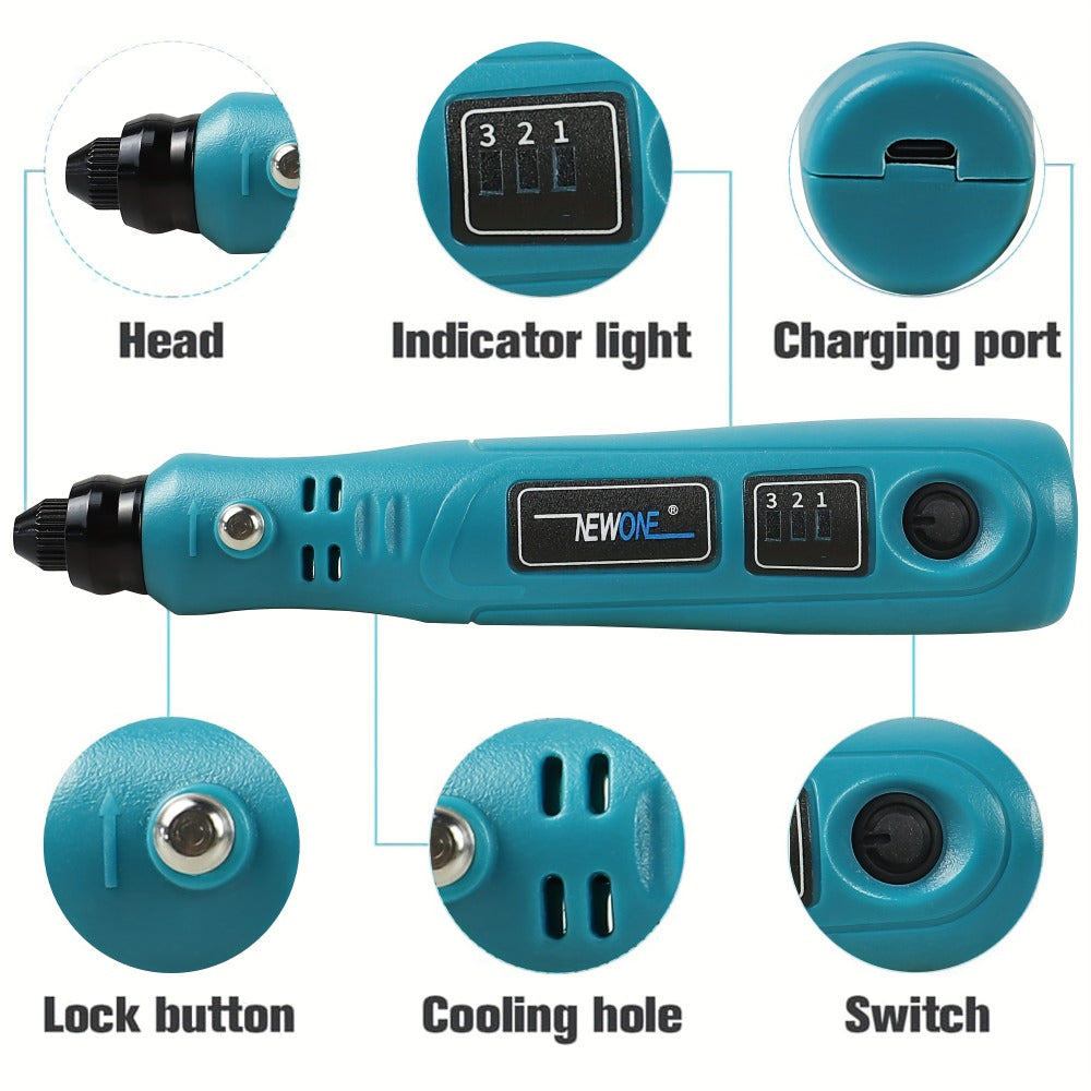 Kit de herramientas para taller inalámbrico | Reparación automoción montaje y bricolaje