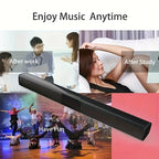 Barra de sonido inalámbrica 2 en 1 para TV PC y cine en casa | diseño funcional