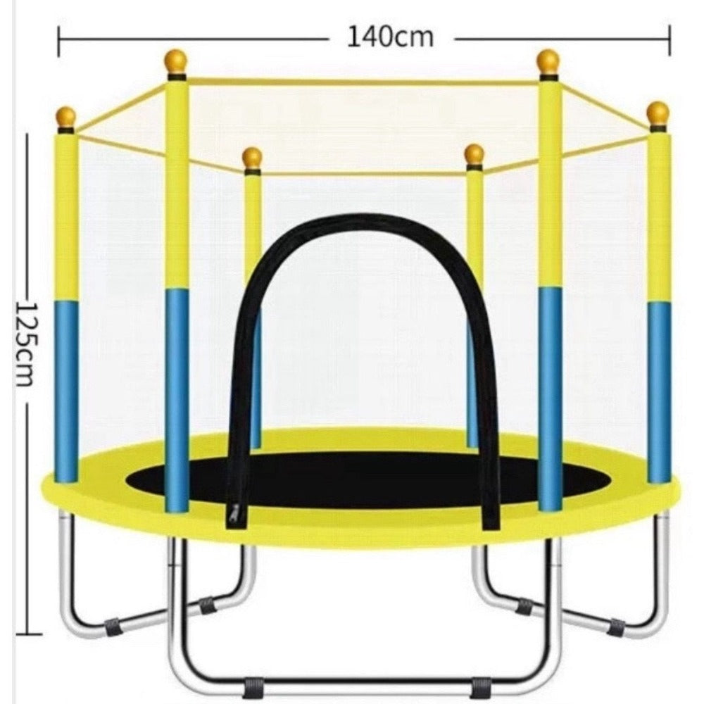 Mini trampolín al aire libre, deportes de interior o al aire libre, trampolín con cubierta de seguridad, carga máxima de 300 lb