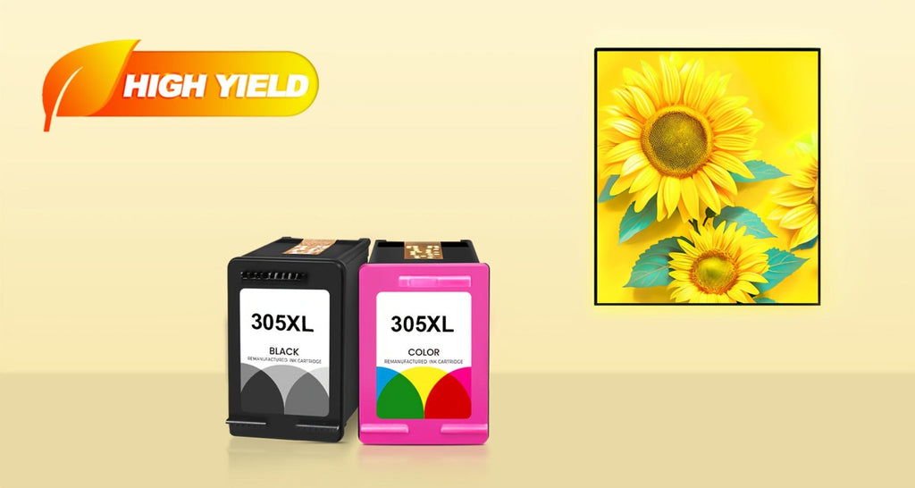 Cartuchos de tinta 305XL 305 compatibles con tinta de impresora HP 305 negra y tricolor, funcionan con impresoras HP Deskjet 6000 6055 6400 6458 6458e 6455e