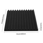 Paneles de Espuma Acústica VEVOR 52 Piezas 12 x 12 x 1 Pulgadas para Pared y Techo de Estudio