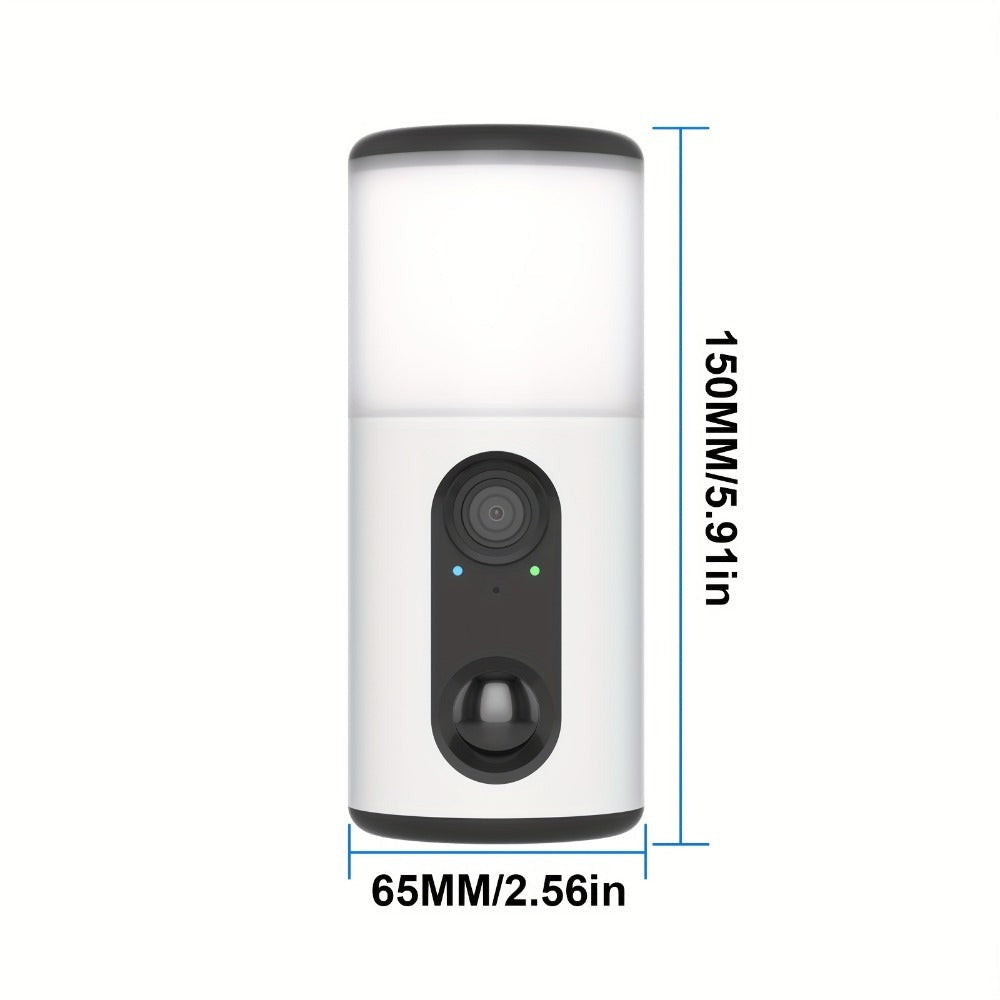 Cámara Solar Inalámbrica para Exteriores, Cámara de Reflector, Video con Visión Nocturna a Color, Audio Bidireccional, Sirena Activada por Movimiento, Acceso Multiusuario, Almacenamiento Local en Tarjeta SD y Suscripción en la Nube Opcional, Compatible co