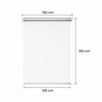 Persiana Térmica • BLANCA • 32 Tamaños • BOJANEK TERMO • Soportes Ajustables • Instalación en Ventana Sin Taladro • Mecanismo de Cadena • Protección Solar y Térmica • Ideal para Sala, Dormitorio, Cocina, Oficina • Persiana Térmica Blanca Día y Noche • Est