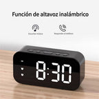 Cámara despertador Wifi 1080P con detección de movimiento, visualización remota y grabación en bucle, incluye tarjeta SD de 16GB, alertas ricas, cámara de vigilancia HD para el hogar, cámara de monitoreo segura adecuada para tu hogar, oficina o mascota