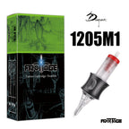 Juego de 16 agujas para tatuaje con agujas integradas, puntas de aguja, ensamblaje estable, ajuste fino, ideal tanto para artistas como para principiantes, cuerpo inodoro para suministros de tatuaje artístico
