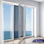 Mosquitera - Magnética Multidimensional para Puertas y Ventanas de Balcón - Mosquitera con Cierre Automático - Variantes de Ancho 80-160 Cm - Longitud 210/220 Cm - Diferentes Colores - para Hogar, Apartamento y Balcón - Protección contra Moscas y Mosquito