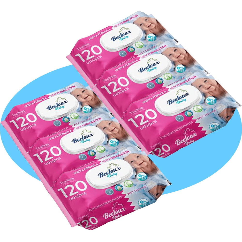 Toallitas Húmedas, Cuidado e Hidratación Profunda, Fibras Ultrasuaves ideales para Piel Sensible, Perfume Fresco, Packs de 3/6/9/12 Unidades, 360/720/1080/1440 Toallitas - Bestline
