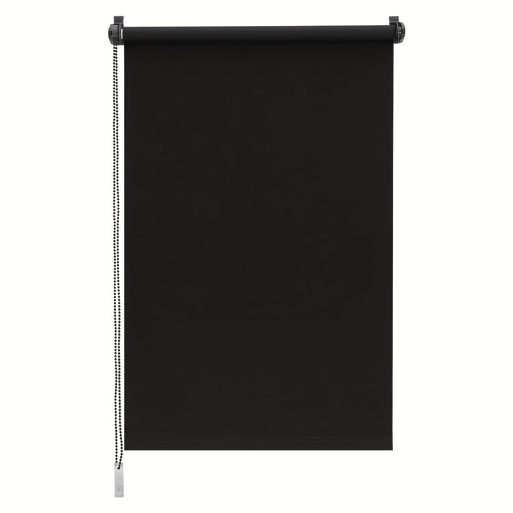 Persiana Blackout Sekey sin perforaciones, fijación con abrazadera, 55 cm de ancho, persiana lateral, protección contra el calor, pantalla de privacidad y protección solar, montaje en pared, montaje en techo, persiana con abrazadera para ventanas y puerta