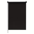 Persiana Blackout Sekey sin perforaciones, fijación con abrazadera, 55 cm de ancho, persiana lateral, protección contra el calor, pantalla de privacidad y protección solar, montaje en pared, montaje en techo, persiana con abrazadera para ventanas y puerta