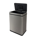 Well Home Cubo de Basura de 50-70L en Acero inoxidable con Sensor automático y Filtro antiolor Carbon Bins