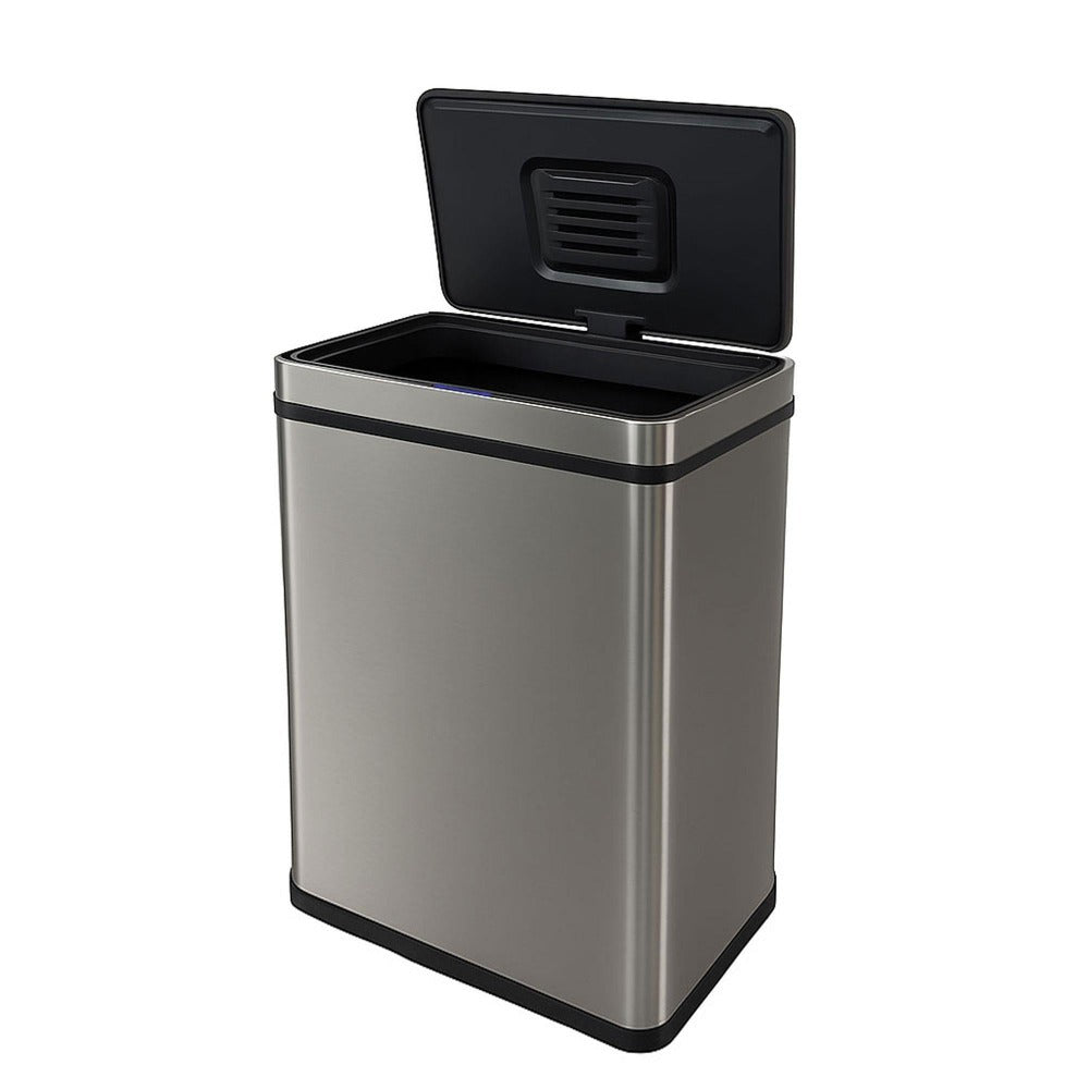 Well Home Cubo de Basura de 50-70L en Acero inoxidable con Sensor automático y Filtro antiolor Carbon Bins