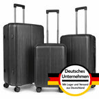 Juego de Equipaje de 3 Piezas con Carcasa Dura - Maleta XL de Equipaje de Mano, Juego de Maletas con Ruedas de 3 Piezas, Juego de Equipaje de Viaje, Oferta de Juego de 3 Maletas