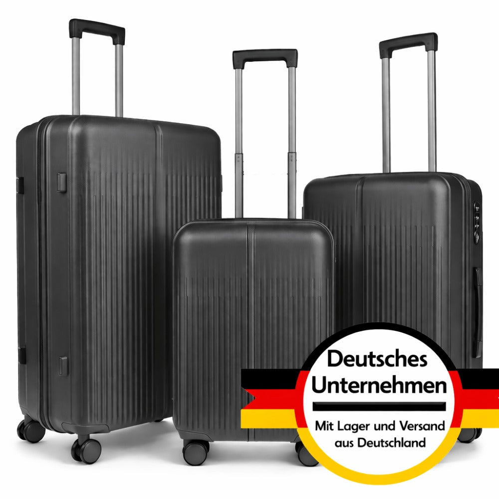 Juego de Equipaje de 3 Piezas con Carcasa Dura - Maleta XL de Equipaje de Mano, Juego de Maletas con Ruedas de 3 Piezas, Juego de Equipaje de Viaje, Oferta de Juego de 3 Maletas