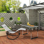 1pc Mesa de Picnic Plegable para Exteriores, Mesa Plegable Ligera para Camping, Aleación de Aluminio, Soporte a Prueba de Óxido, Resistente a los Arañazos, Resistente al Desgaste, Mesa Gruesa, Mesa Plegable Portátil para Camping, Uso Dual para Exteriores