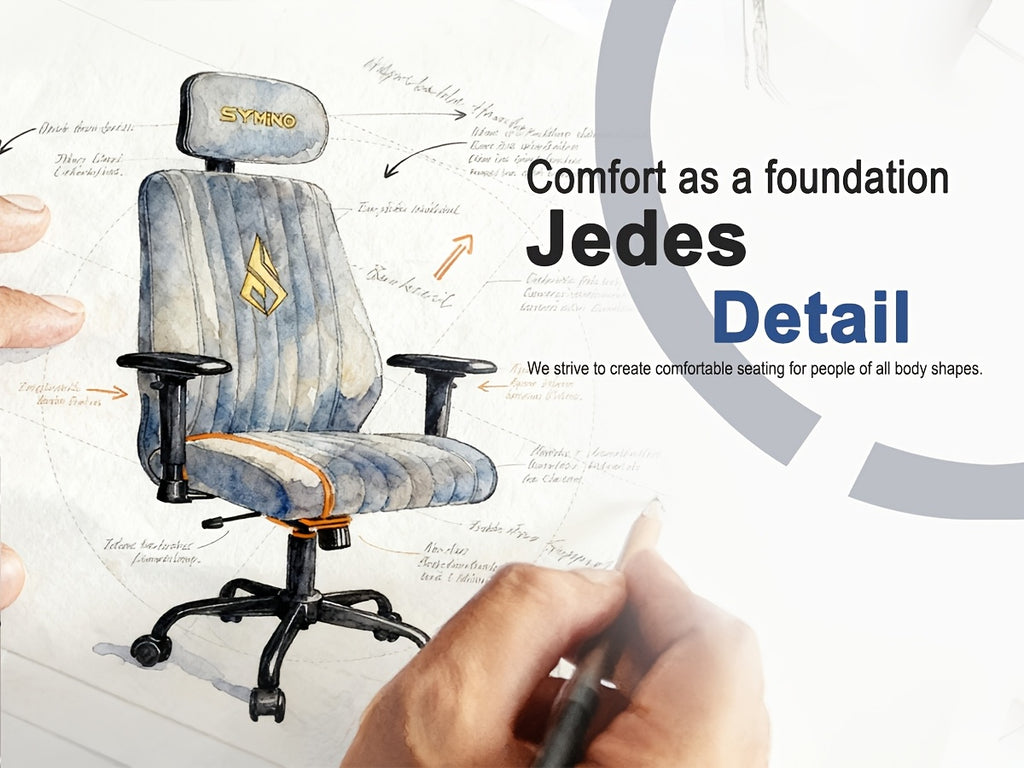 Silla de oficina para teletrabajo y estudio | 150Kg y Ajustable