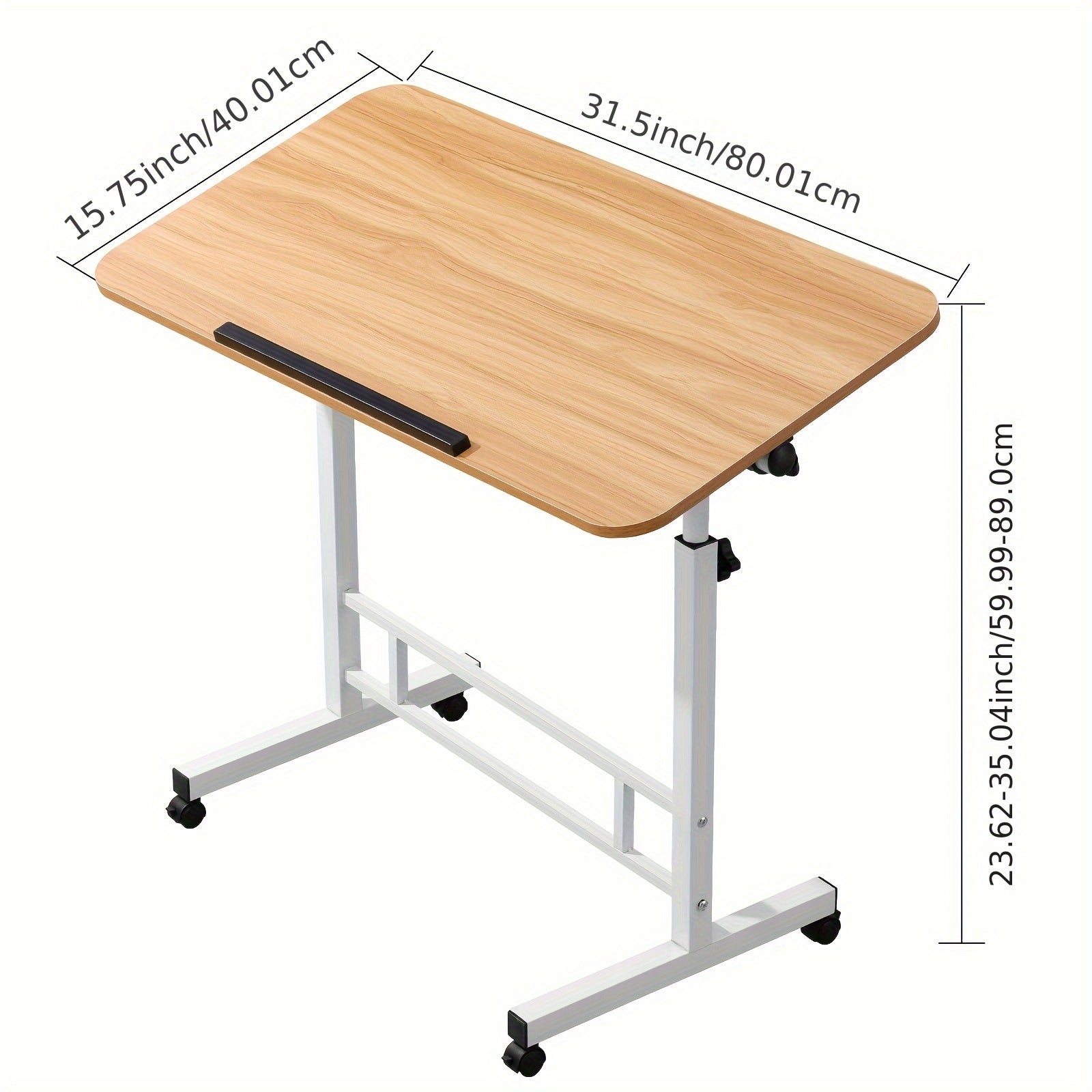 Escritorio para teletrabajo y estudio | 88.9 cm y Ajustable