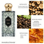 NOIR WOOD NIGHTPERFUME Fragancia AMADERA NOCTURNA 100ml/3.4Fl.Oz Aroma Amaderado, Perfumes de Lujo, Amaderado Fresco, Larga Duración, Fresco, Suave y Confortante, Fragancia Signatura, GRACEFUL FRAGRANCE