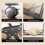 Perchero Plegable de Aluminio Resistente con Estante para Zapatos - Diseño en 3 Segundos, Altura Ajustable, 4 Ruedas para Uso Interior/Exterior, Montaje Sin Herramientas, Estabilidad en Forma de A, Ahorro de Espacio Gris, Secado de Ropa Portátil, Construc