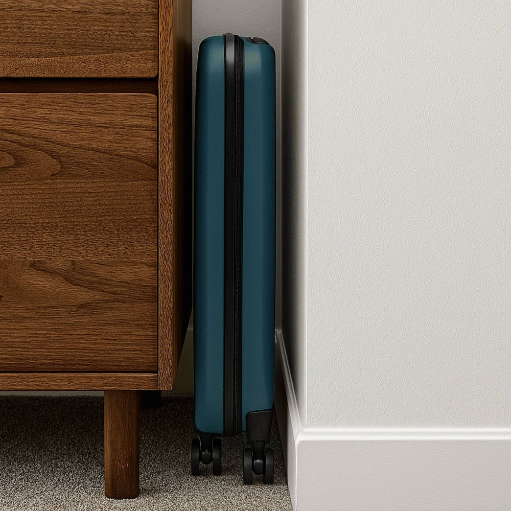 Maleta de Cabina Plegable Ultrafina 18" y 20" | Grosor Reducible | ABS Ligero y Resistente | Mango Telescópico + Ruedas | Varios Colores