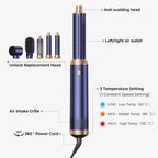 Kit de secador de pelo UKLISS 5 en 1, 1000W, con difusor, rizador automático, alisado y peinado, secador de pelo para baño, cepillo térmico de aire desmontable, rizador de aire, envolvente para rizar, herramienta de alisado de cabello, regalo de San Valen