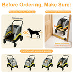 Cochecito plegable para perros para paseos y viajes con mascotas