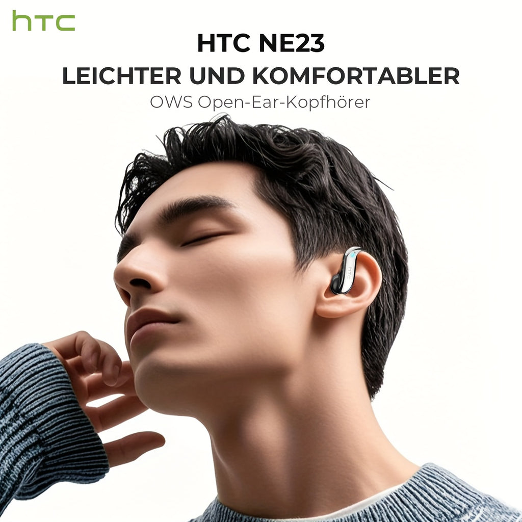 Auriculares Bluetooth | Auriculares inalámbricos de traducción con IA HTC NE23, compatibles con traducción en tiempo real entre 135 idiomas, con