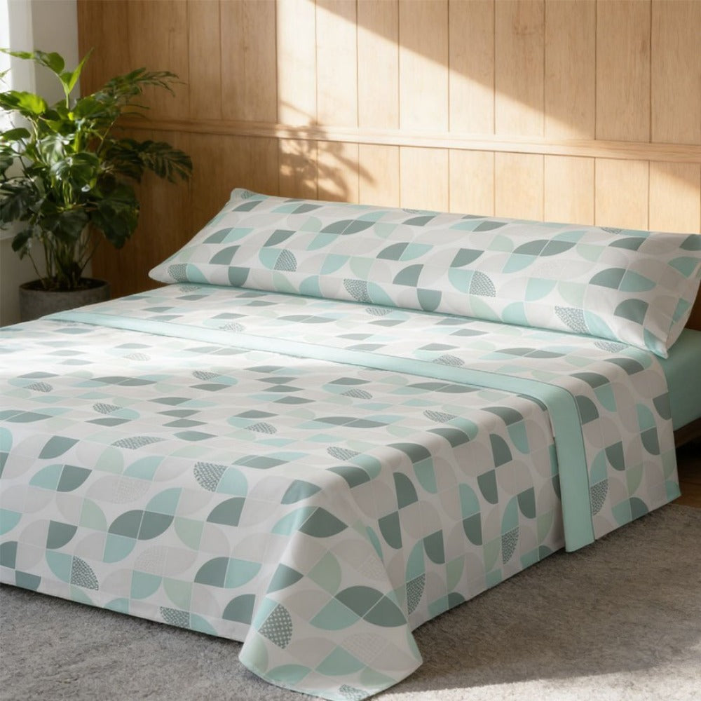 Juego de cama de tres piezas | Sábanas | Múltiples tamaños disponibles | Primavera/Verano | Diseño cómodo | Suave y agradable para la piel | Múltiples texturas disponibles