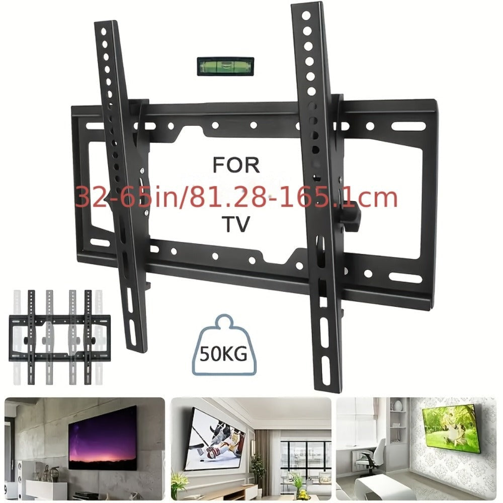 Soporte de Pared Inclinable para TV, Compatible con Pantallas Planas LED LCD OLED Plasma de 32 a 65 Pulgadas, 4K, Monitor, VESA Hasta 400x400mm, 50kg, Decoraciones de Pascua para el Hogar, Decoración de Ramadán, Decoraciones del Día de San Patricio, Sopor