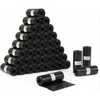 Bolsas Caca Perro 600 Unidades, 40 Rollos Gruesas Anti-Fuga, Bolsas Excrementos Perros Negras 23x30 cm, Recambio Rollos Mascotas, Bolsas Higiénicas Resistentes - HANSEL HOME