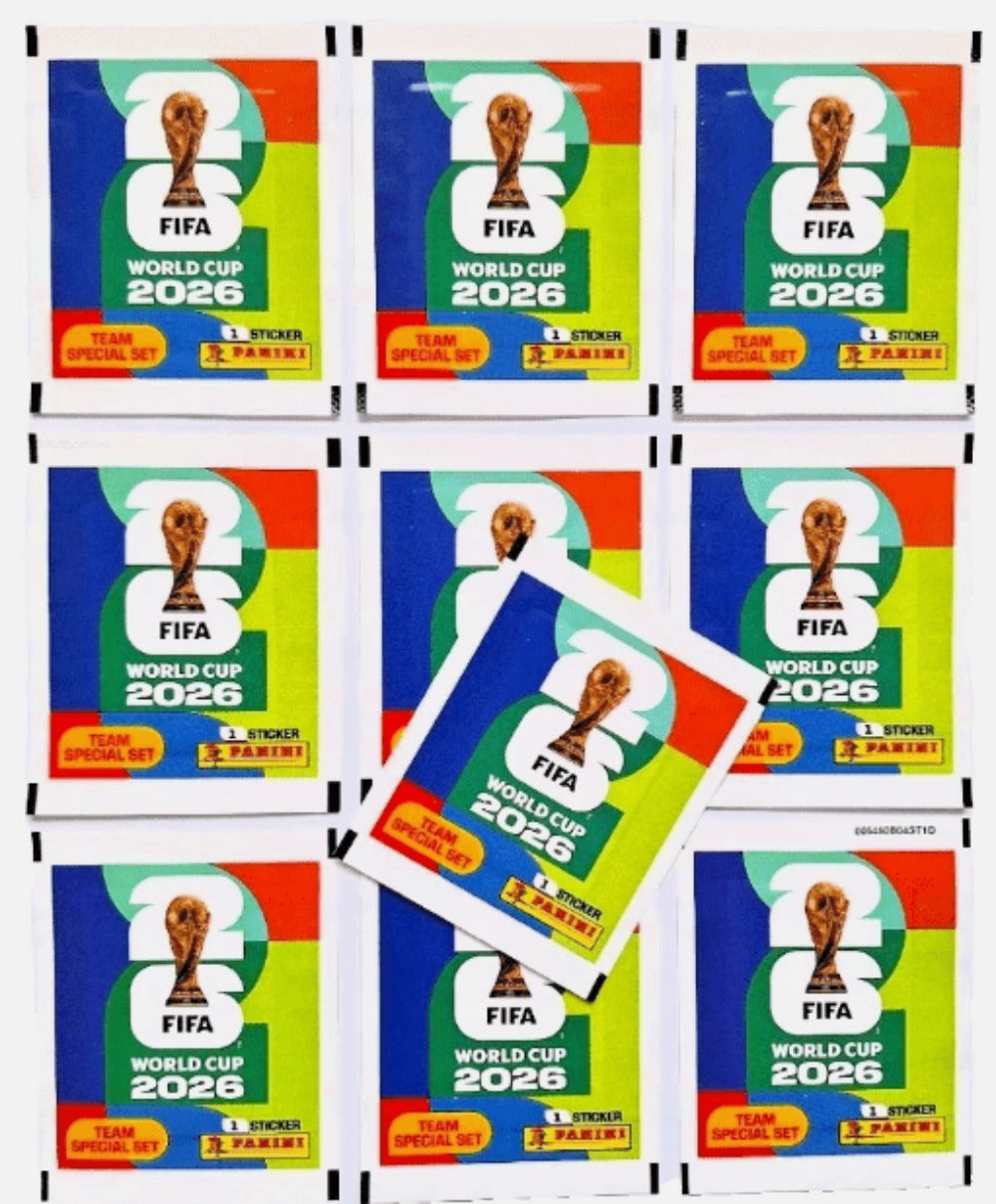 Panini Copa Mundial de Fútbol 2026™ Set Especial de Equipos DFB - 10 Paquetes de Stickers con Glitter