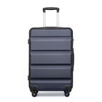 1 Maleta Mediana de 66x45x26cm con Carcasa Dura de ABS, Equipaje de Mano, Maleta de Viaje con Ruedas Giratorias 4 en Dirección Diversa y Candado TSA, Regalo de Regreso a Clases y Vacaciones