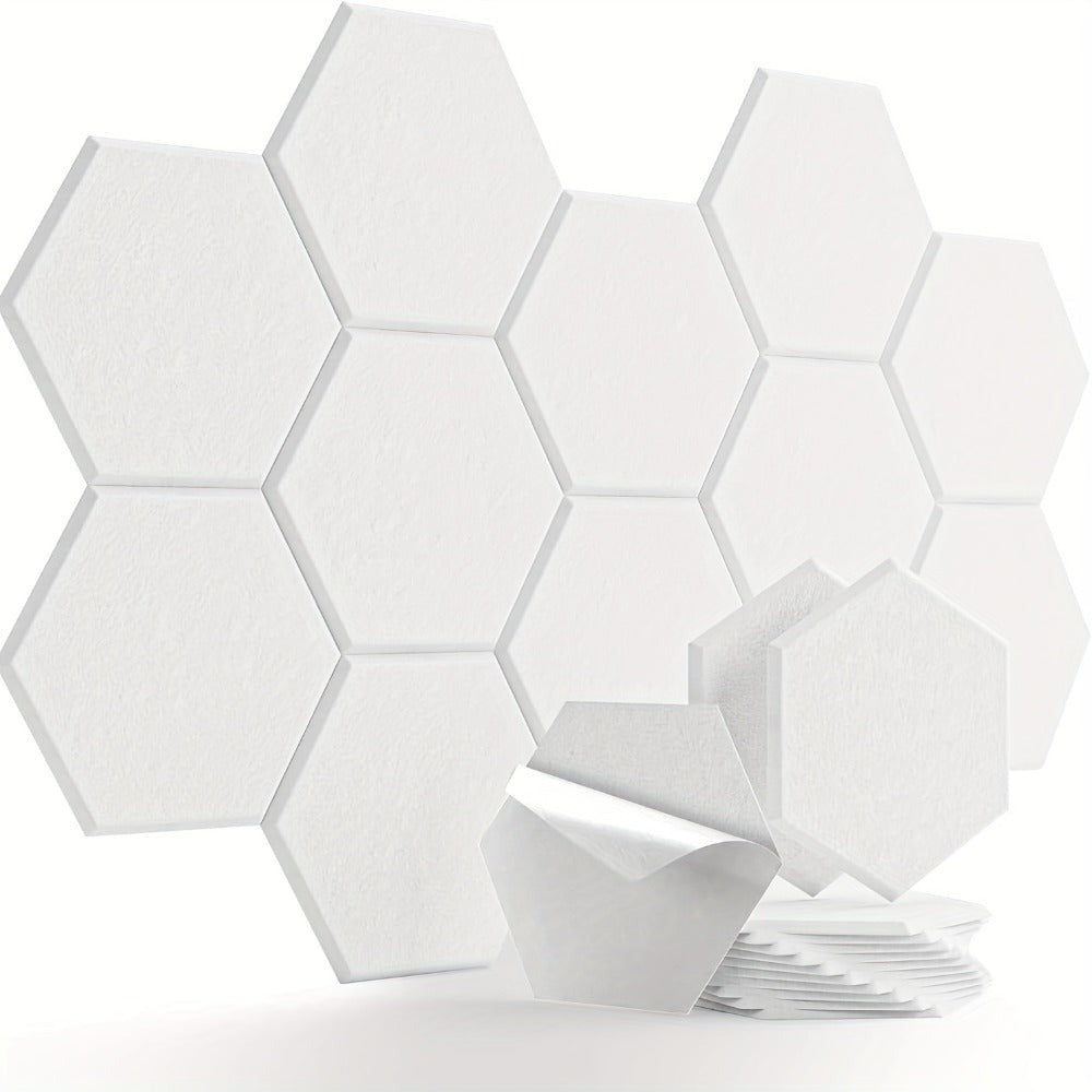 Paneles Acústicos Hexagonales Autoadhesivos, Sonic Acoustics 12 Piezas