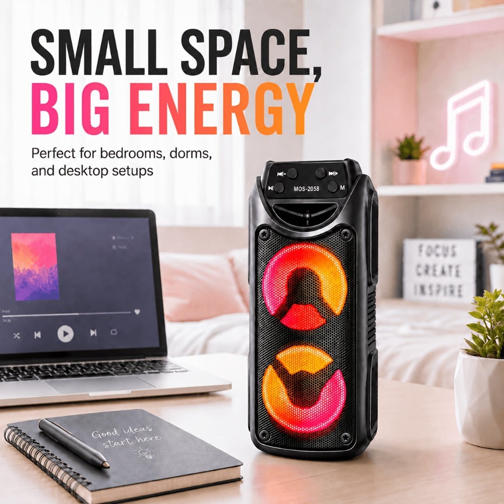 Sistema de megafonía portátil con altavoz Bluetooth, máquina de karaoke para fiestas de jardín y festivales de verano, subwoofer TWS de doble graves, sistema de sonido de megafonía sin varillas de alta resistencia para acampada y vacaciones al aire libre