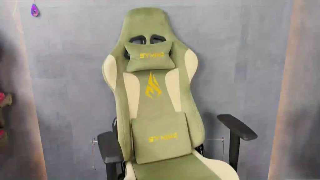 Silla de Oficina Ergonómica SYMINO, Ajustable, Cómoda, Cojín de Látex, Adecuada para Uso en Oficina, Reduce la Fatiga Durante el Sentado Prolongado, Altura Ajustable