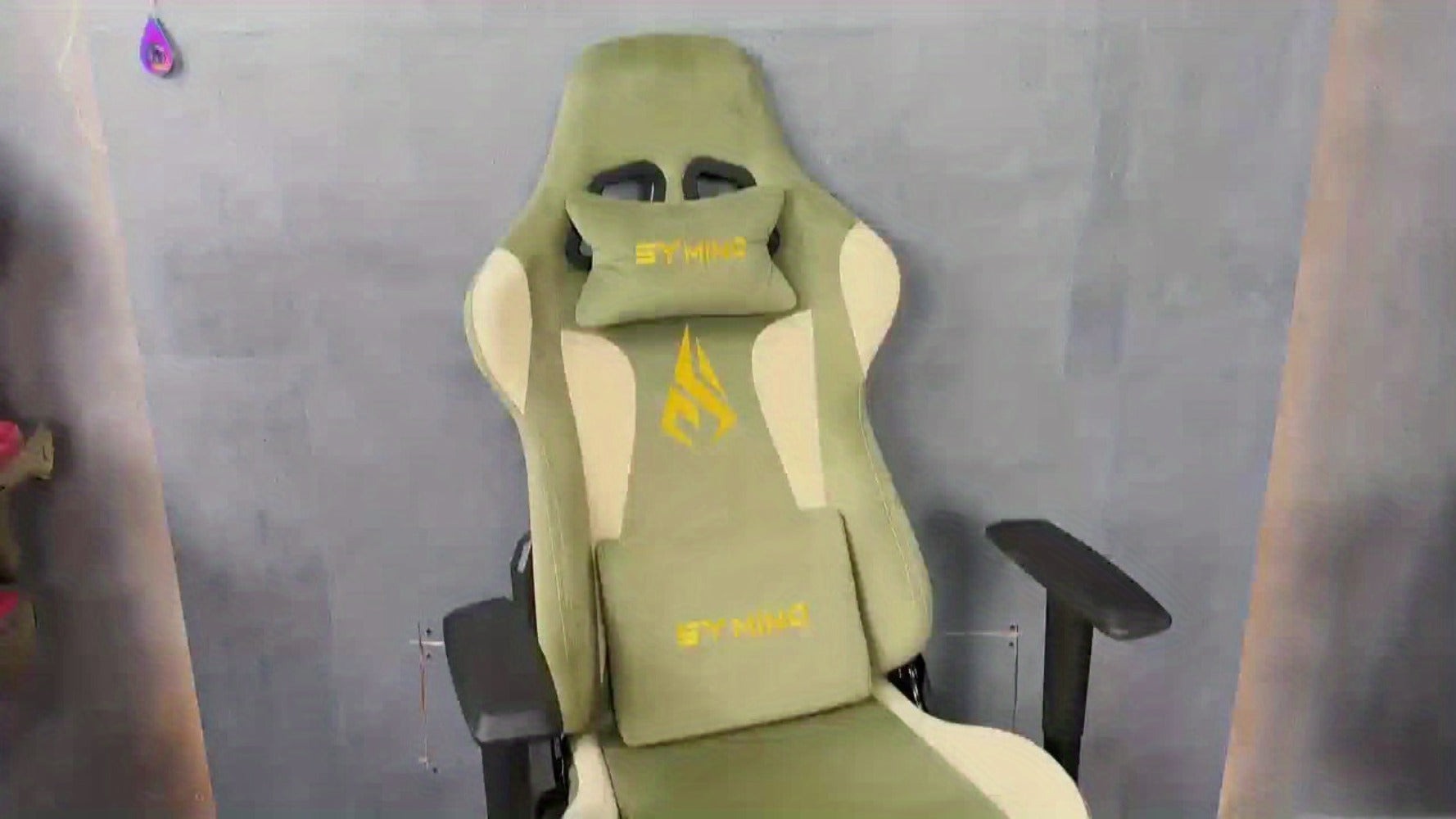 Silla de Oficina Ergonómica SYMINO, Ajustable, Cómoda, Cojín de Látex, Adecuada para Uso en Oficina, Reduce la Fatiga Durante el Sentado Prolongado, Altura Ajustable