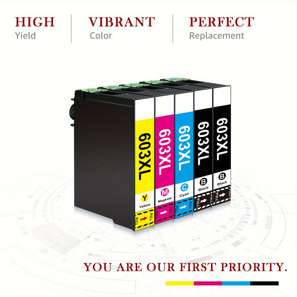 Cartucho de tinta | Cartuchos de tinta compatibles 603XL para Epson 603 XL para Expression Home XP-2100 XP-2150 XP-3100 XP-3105 XP-3150 XP-4100
