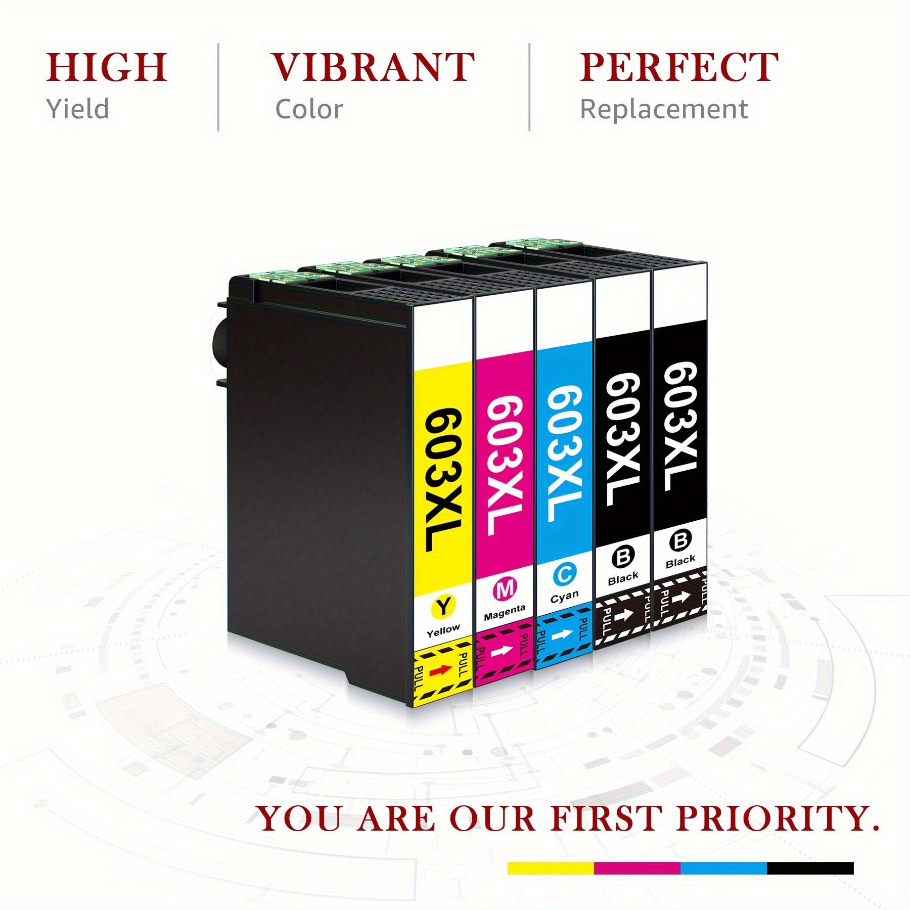 Cartucho de tinta | Cartuchos de tinta compatibles 603XL para Epson 603 XL para Expression Home XP-2100 XP-2150 XP-3100 XP-3105 XP-3150 XP-4100