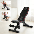 Banco de pesas ajustable para gimnasio en casa - Banco de entrenamiento con pesas plegable con posiciones inclinada, declinada y plana, plegado rápido y ajustes veloces, apto para entrenamiento de fuerza de cuerpo completo, banco compacto para entrenamien
