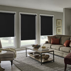 Persiana Blackout Sekey sin perforaciones, fijación con abrazadera, 55 cm de ancho, persiana lateral, protección contra el calor, pantalla de privacidad y protección solar, montaje en pared, montaje en techo, persiana con abrazadera para ventanas y puerta