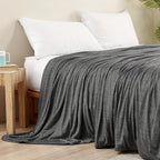 1pc Manta Autoenfriante Arc-Chill Q-Max 0.5, Manta de Verano Delgada Doble Cara 2-en-1, 100% Poliéster y Nailon, Negra con Patrón de Nubes, 130x170cm, 150x200cm, 200x220cm, Lavable a Máquina, Multiusos para Personas, Jóvenes, Colcha, Manta Acolchada