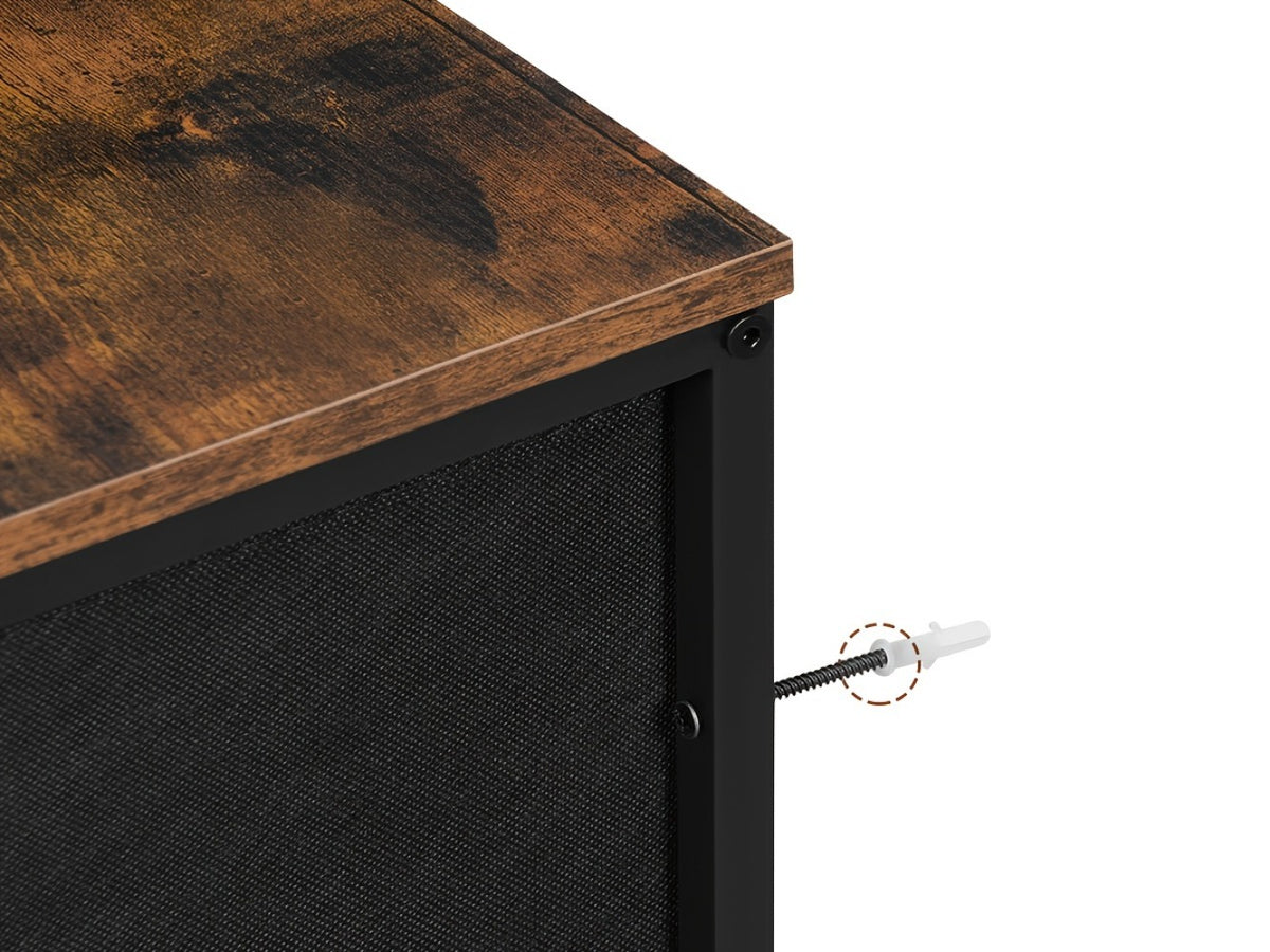 1pc Gabinete de Cajones para Oficina Madera, 120Cm, Archivador