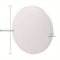 1pc Lámpara de Techo LED Ultra Delgada Redonda - Iluminación Moderna Minimalista Contemporánea, Semi-Encastrable/Montaje Empotrado, Eficiente en Energía, Blanco Frío (6500K) para Cocina, Baño, Sala, Oficina - Ideal para Decoración Hogareña 