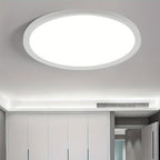 1pc Lámpara de Techo LED Ultra Delgada Redonda - Iluminación Moderna Minimalista Contemporánea, Semi-Encastrable/Montaje Empotrado, Eficiente en Energía, Blanco Frío (6500K) para Cocina, Baño, Sala, Oficina - Ideal para Decoración Hogareña 