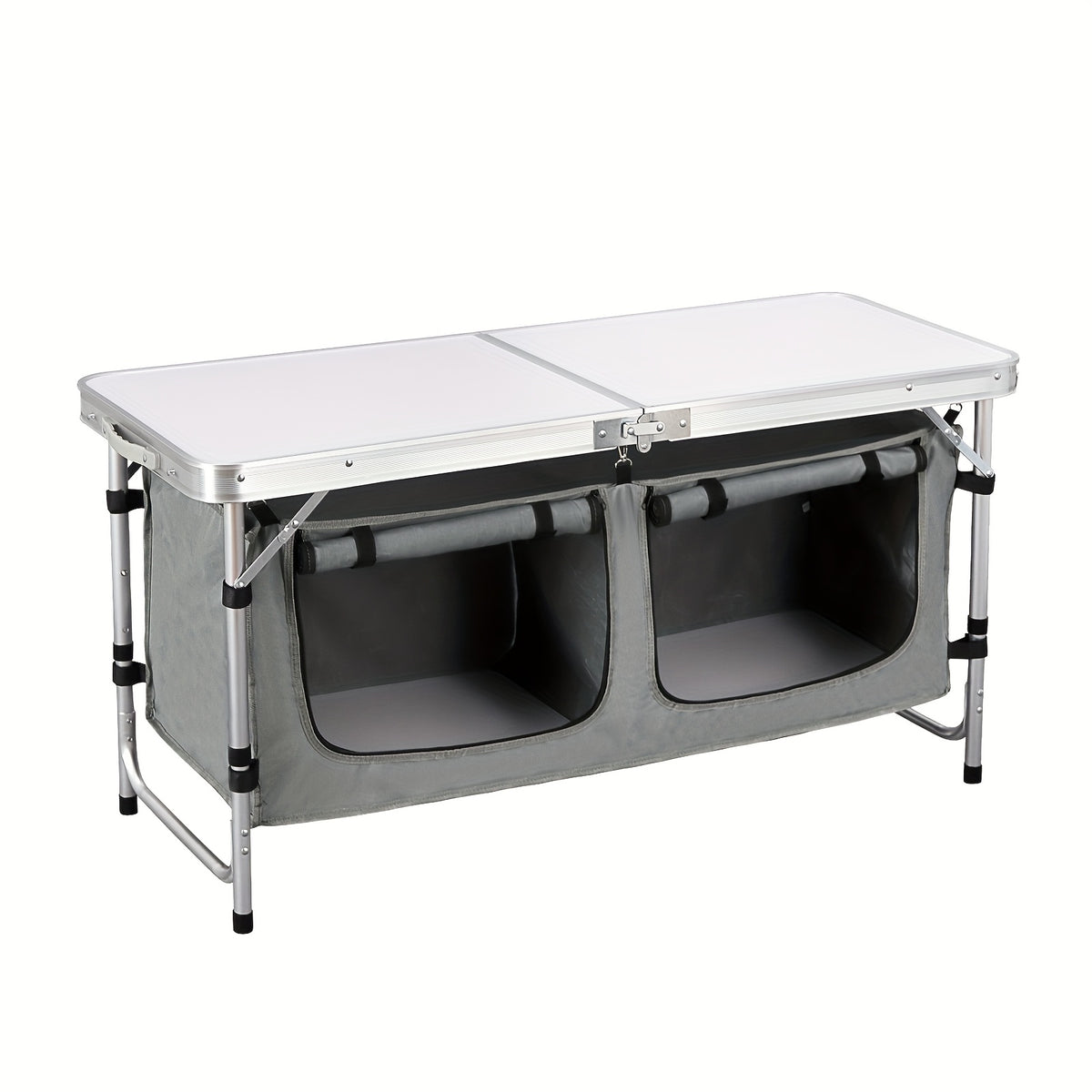 1pc Mesa Plegable Ligera para Exteriores con Bolsa de Transporte, Tamaño 56x46x40cm, Ideal para Camping, Senderismo, Picnic, Jardín, Balcón y Más Escenarios variant image