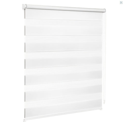 1pc Persianas Blancos Sin Taladro, Cortina Enrollable con Control de Cadena y Bloqueo Infantil para Protección Intimidad Fácil Limpieza - Ancho OPCIONAL 4cm = Largo del Tejido product image